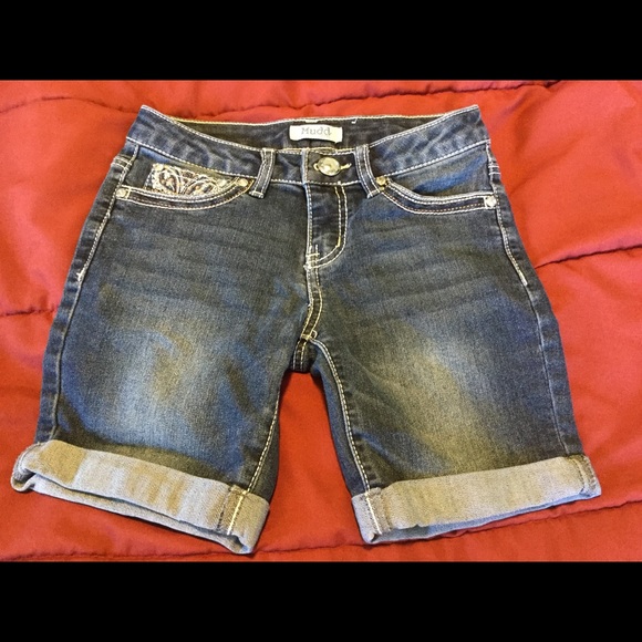 Mudd Other - Mudd Butterfly Pockets Denim Jean Shorts
